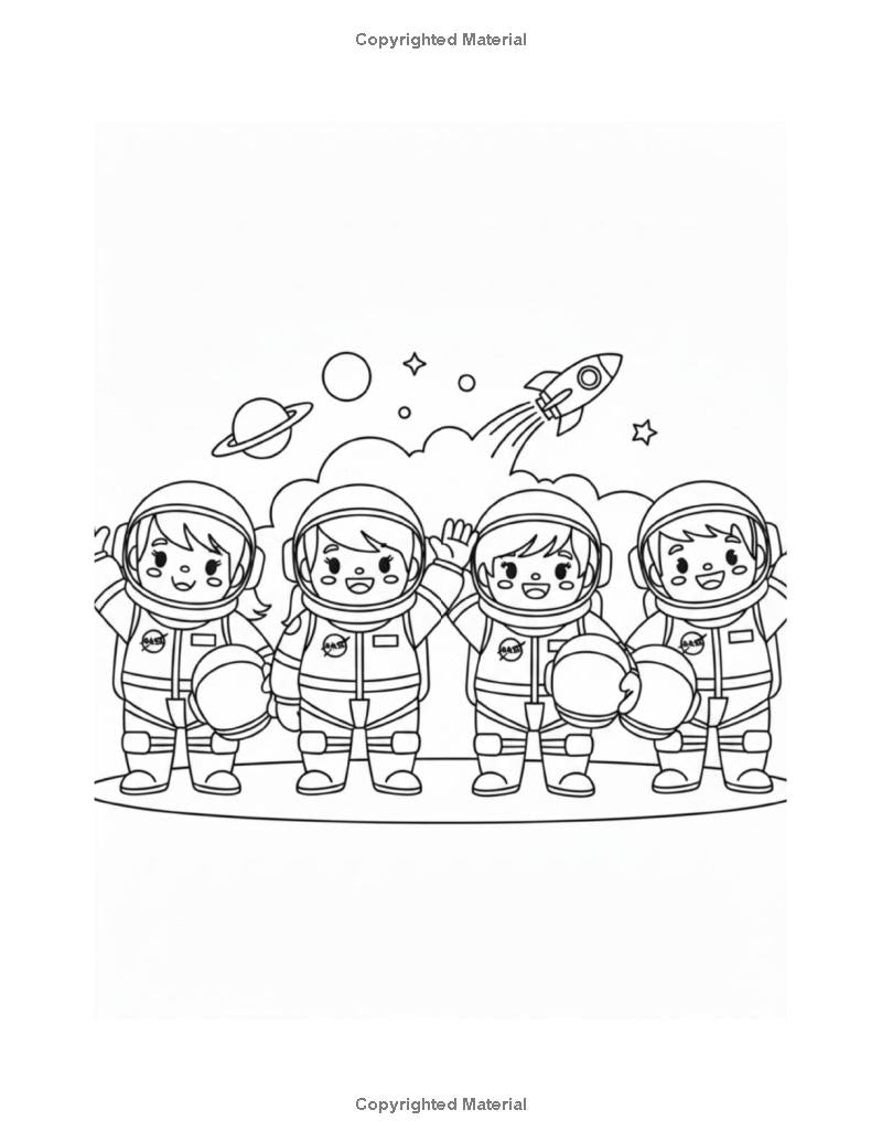 We're Going Back to the Moon!: A NASA Artemis Space Coloring Book for Kids — Color, Learn & Dream with the Artemis Crew